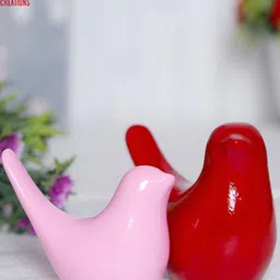 Aura Pink & Red 2 Pieces Sparrow Showpieces-33