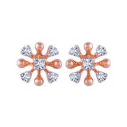P.C. Chandra Jewellers 14 kt Gold & Diamond Earrings-picture-2