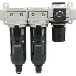 PISCO Air Filter With Micro Mist Filter Regulator Without Auto Drain 300 L/min (ANR), UAMR300-03-MD-R-27