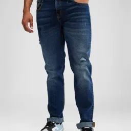 Spykar Blue Skinny Fit Distressed Jeans-picture-22