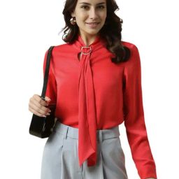 Allen Solly Red Regular Fit Top-picture-8
