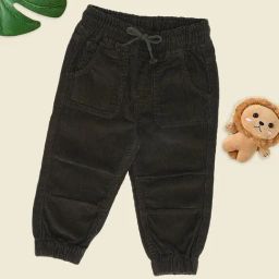 Pantaloons Baby Boys Green Cotton Joggers-image-15