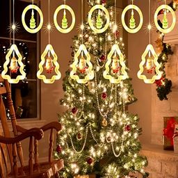 KAVYARA White Ring & Tree Shape String Light image 4