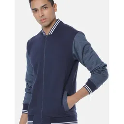 Campus Sutra Blue Full Sleeves Jacket-image-67