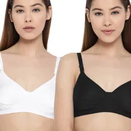 Lady Lyka Multicolor Non Wired Non Padded T-Shirt Bra (Pack Of 2)-picture-45