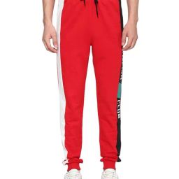 Forever 21 Red Mid Rise Striped Joggers-picture-9