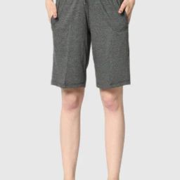 Vimal Jonney Grey Regular Fit Shorts-image-65
