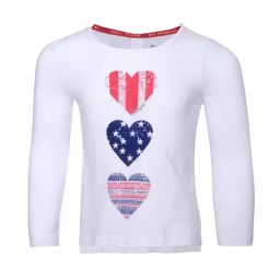 Jockey Kids White Printed T-Shirt-image-64