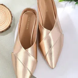 Clog London Women's Copper Mule Shoes-image-15