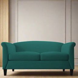 Febonic Sea Green Neem Wood Kimber 2 Seater Sofa-image-27