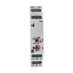 RS PRO Multi Function Timer Relay DIN Rail Mount 12 to 230 V AC/DC Model No. 1026125-11
