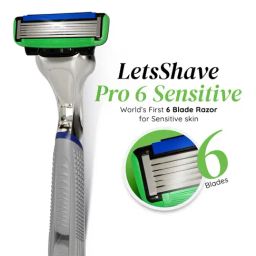 LetsShave Pro 6 Sensitive Value Set for Men (Multicolor) image 2