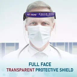 Allextreme 2000 Micron Reusable Face Shield with Adjustable Elastic Strap EX2000S5 image 3