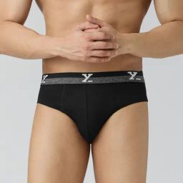 XYXX Charcoal Cotton Briefs-image-9