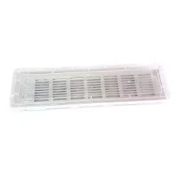 Astberg 30.48x7.62 cm Outer, 27.94x6.35 cm Inner Size Aluminium with SS Chrome Finish Silver Ventilator Grill (Pack of 2)-picture-32