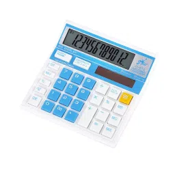 Jito 12 Digit Blue Electronic Calculator Large LCD Display, JT-512 image 2