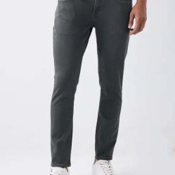 Spykar Grey Slim Fit Jeans-image-57