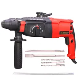 CHESTON 26 mm 800 W 3 Modes Rotary Hammer Drill Machine CHD-2-26with 3-Piece Drill Bit and 2 Chisel-92