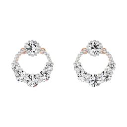 Sparkles Lab Grown Diamond 14k (585) Rose Gold Earrings for Women-picture-48