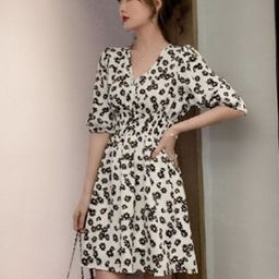 Mast & Harbour Women Floral Printed Flared Sleeve Fit & Flare Dress-image-44