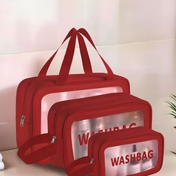 Myntra Elegant Homes 3-Pcs Printed Makeup Pouch-42