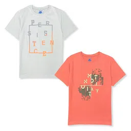 YUV Boys Pack of 2 Printed Pure Cotton T-shirt-picture-8