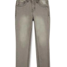 Gini & Jony Boys Grey Printed Jeans-picture-35