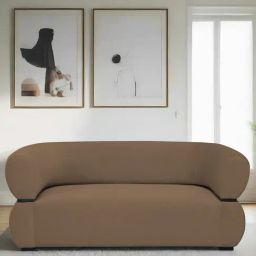 Febonic Mocha Mouse Neem Wood Kula 2 Seater Sofa-image-5