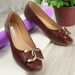Elle Women's Brown Flat Ballets-image-71