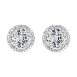 Sparkles Lab Grown Diamond 14k (585) White Gold Earrings for Women-picture-49