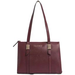 Caprese Maroon Roma Medium Tote-23