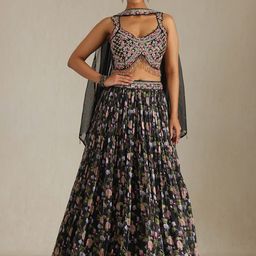 Soch Women Embellished Beads and Stones Lehenga & Blouse With Dupatta-picture-12