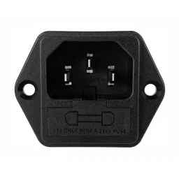 QUALTEK ELECTRONICS CONN, IEC C14 INLET, 10A, 250VAC, PANEL, 719WA-00/48-picture-16