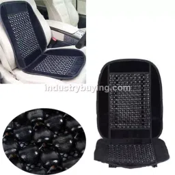 Oscar Universal Size Seat Wooden Beads (Black Velvet) - Set of 2-picture-2