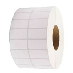 AVIR 50x25 mm, 2 Up Self Adhesive Rectangular Shape White Barcode Chromo Paper Label Sticker, SS9 image 2