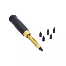 A.D INTERNATIONAL Adjustable Japanese Screw Punch with 6 Tip Sizes for Leather Craft, Paper, Cutting Rubber, Plastic, D3-1O9Y-52IC-29
