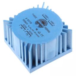 Nuvotem Talema Toroidal Transformer 115 V AC 230 V AC 2 x 7V AC 25VA 2 Output, 70060K-image-76