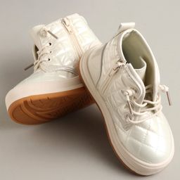 Babyoye Zip Closure Winter Boots - White-picture-13