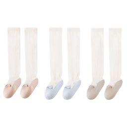 SYGA Set of 3 Cotton Solid Socks - Khaki & Blue & Green-11