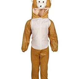 RAJ FANCY DRESSES Full Sleeves Monkey Animal Theme Costume Dress - Brown & White-image-10