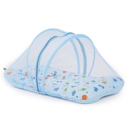 Carerio Baby Mosquito Net Bed with Pillow - Blue-27