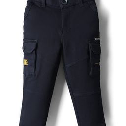Noddy Typography Printed Pant - Navy Blue-image-36
