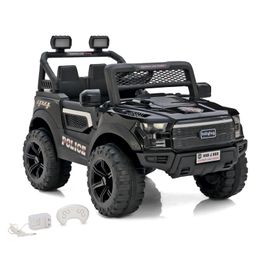 Babyhug 4x4 Battery Operated Ride on Jeep with Music & LED Lights - Black| Rechargeable Battery| Openable Doors| Built-in Music & AUX| Remote Control| Easy to Assemble| Forward & Reverse-27
