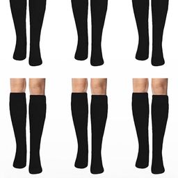 MUKHAKSH Unisex Black Socks-image-53