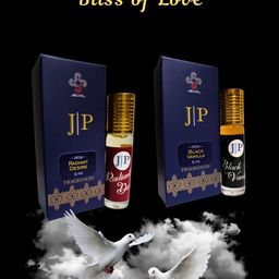 Jeval Set Of 2Black Vanilla & Radiant Desire Alcohol Free Roll On Attar -6 ml Each image 4