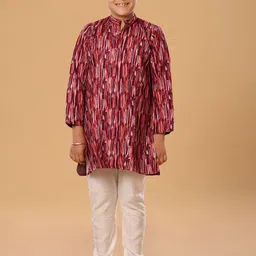 The Mini Trunk Boys Printed Regular Kurta with Trousers-31