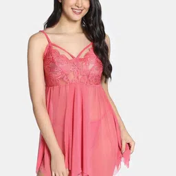 Zivame Baby Doll with Asymmetric-image-89