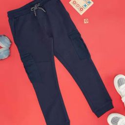 YU by Pantaloons Kids Navy Regular Fit Joggers-image-79