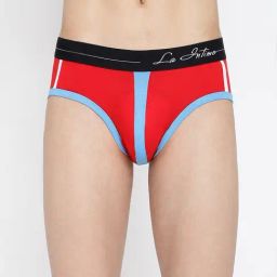 La Intimo Red Comfort Fit Briefs-image-96