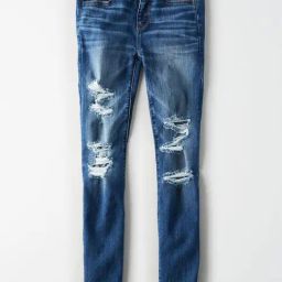 American Eagle Outfitters Blue Regular Fit Lightly Washed Jeans-picture-17